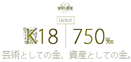 芸術としての金、資産としての金。